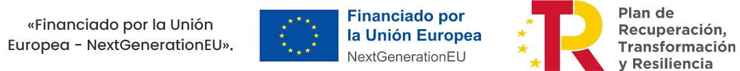 Logos de las entidades cuyo proyecto es financiado por la Unión Europea – NextGenerationEU